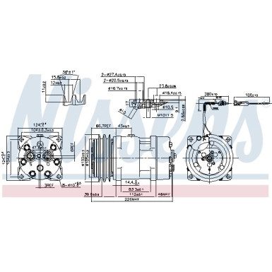 Nissens | Kompressor, Klimaanlage | 899927