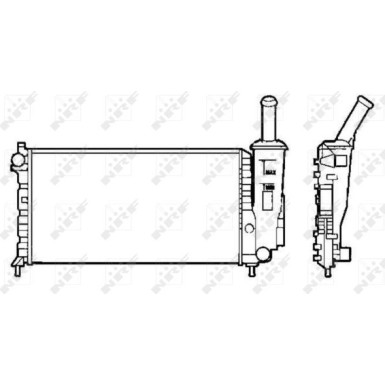 NRF | Kühler, Motorkühlung | 58273