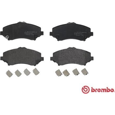 Brembo | Bremsbelagsatz, Scheibenbremse | P 11 025