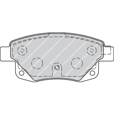 Ferodo | Bremsbelagsatz, Scheibenbremse | FVR1930