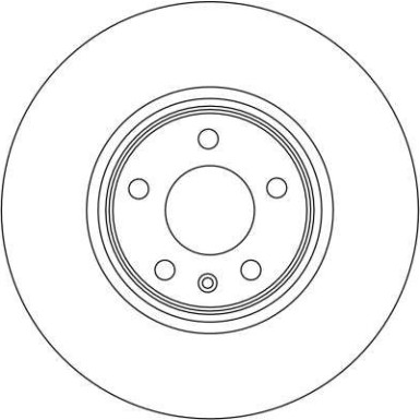 TRW | Bremsscheibe | DF4358S