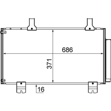 Mahle | Kondensator, Klimaanlage | AC 610 000S