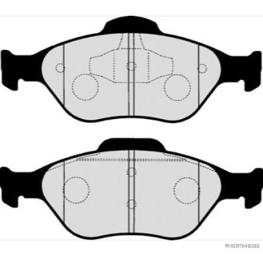 Herth+Buss Jakoparts | Bremsbelagsatz, Scheibenbremse | J3603063