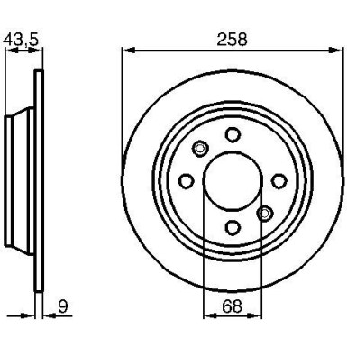 BOSCH | Bremsscheibe | 0 986 478 374