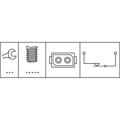 Hella | Bremslichtschalter | 6DF 006 095-001