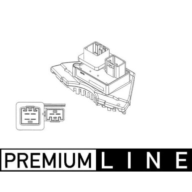 Mahle | Regler, Innenraumgebläse | ABR 35 000P