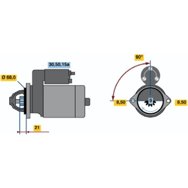 BOSCH | Keilrippenriemen | 1 987 946 254