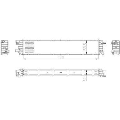 NRF | Kühler, Motorkühlung | 50037