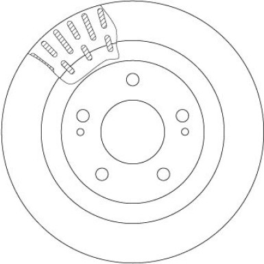 TRW | Bremsscheibe | DF7276