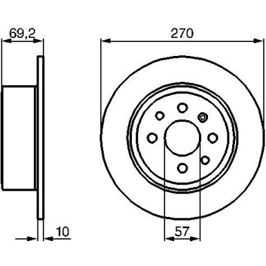 BOSCH | Bremsscheibe | 0 986 478 420