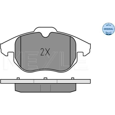 Meyle | Bremsbelagsatz, Scheibenbremse | 025 234 0220