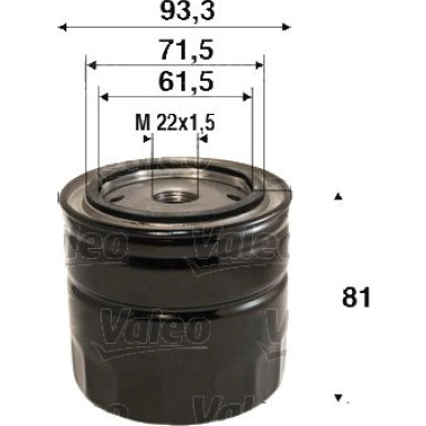 Valeo | Ölfilter | 586110