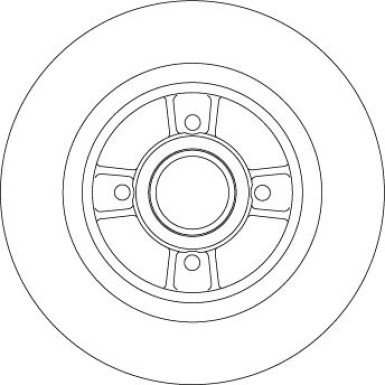 TRW | Bremsscheibe | DF4272BS