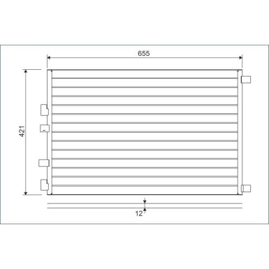 Valeo | Kondensator, Klimaanlage | 818002