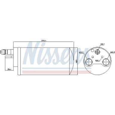 Nissens | Trockner, Klimaanlage | 95341