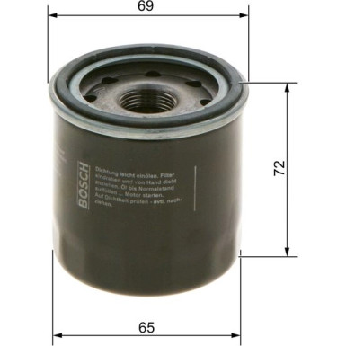 BOSCH F 026 407 001 Ölfilter