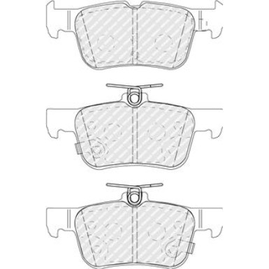 Ferodo | Bremsbelagsatz, Scheibenbremse | FDB5174