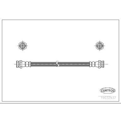 Corteco | Bremsschlauch | 19032937