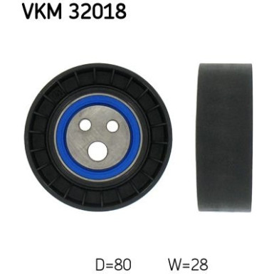 SKF | Umlenk-/Führungsrolle, Keilrippenriemen | VKM 32018