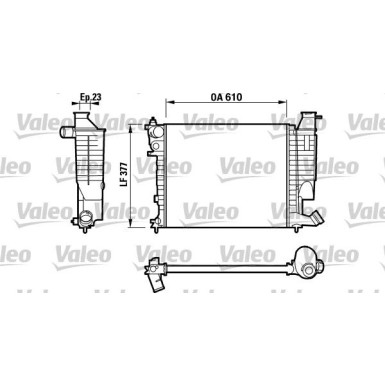 Valeo | Kühler, Motorkühlung | 732535