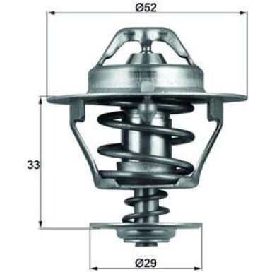 Mahle | Thermostat, Kühlmittel | TX 77 88D