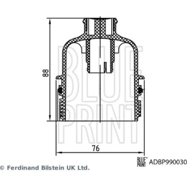 Blue Print | Deckel, Ölfiltergehäuse | ADBP990030