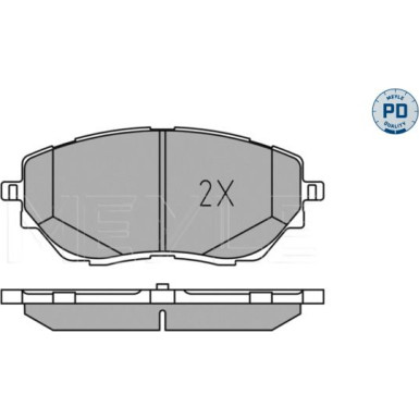 Meyle | Bremsbelagsatz, Scheibenbremse | 025 227 8218/PD Meyle | Bremsbelagsatz, Scheibenbremse | 025 227 8218/PD