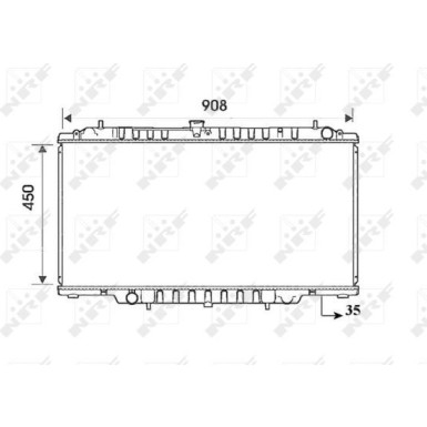 NRF | Kühler, Motorkühlung | 53830