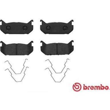 Brembo | Bremsbelagsatz, Scheibenbremse | P 24 036