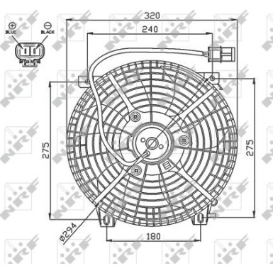 NRF | Lüfter, Motorkühlung | 47752