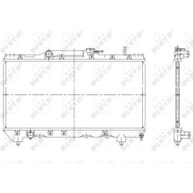 NRF | Kühler, Motorkühlung | 507590