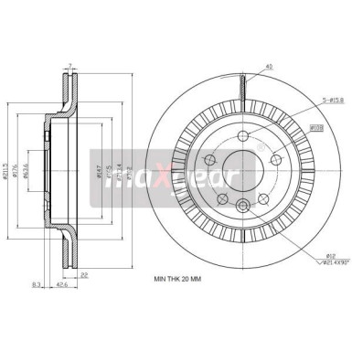 Maxgear | Bremsscheibe | 19-2335