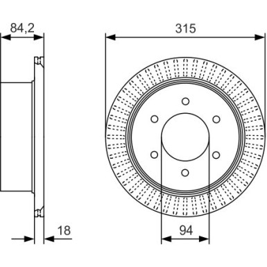 BOSCH | Bremsscheibe | 0 986 479 C32