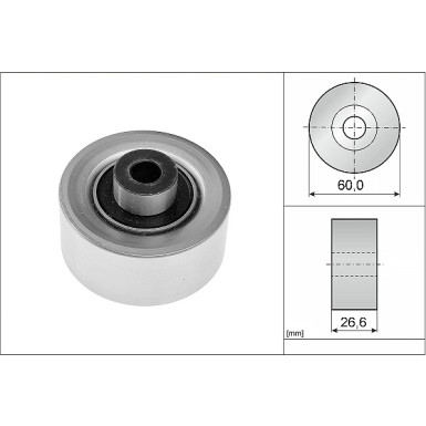 INA | Umlenk-/Führungsrolle, Keilrippenriemen | 532 0311 10