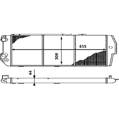 Mahle | Kühler, Motorkühlung | CR 404 000S