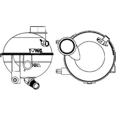 Mahle | Ausgleichsbehälter, Kühlmittel | CRT 14 000S