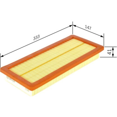 BOSCH F 026 400 382 Luftfilter