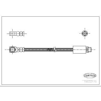 Corteco | Bremsschlauch | 19032175