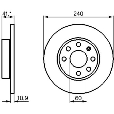 BOSCH | Bremsscheibe | 0 986 479 189