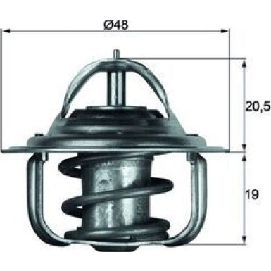 Mahle | Thermostat, Kühlmittel | TX 5 92D