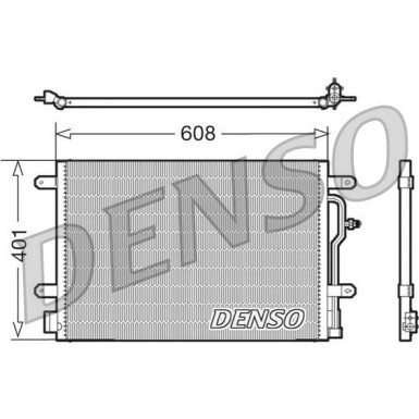 Denso | Kondensator, Klimaanlage | DCN02011