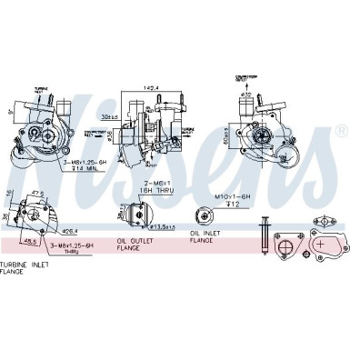 Nissens | Lader, Aufladung | 93134