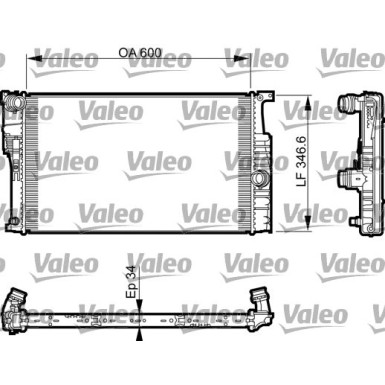 Valeo | Kühler, Motorkühlung | 735464