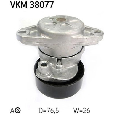 SKF | Spannrolle, Keilrippenriemen | VKM 38077