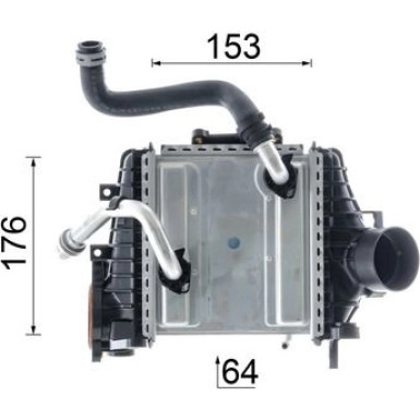 Mahle | Ladeluftkühler | CI 641 000P