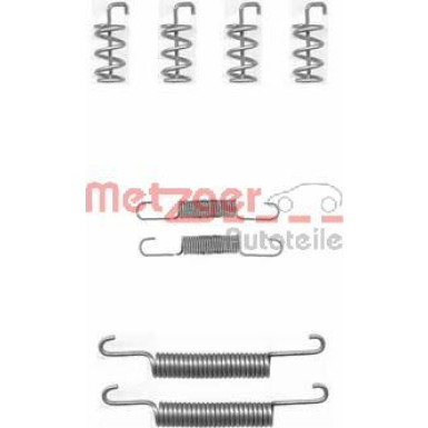 Metzger | Zubehörsatz, Feststellbremsbacken | 105-0831