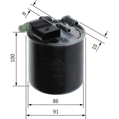 BOSCH | Kraftstofffilter | F 026 402 844