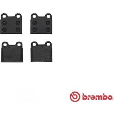 Brembo | Bremsbelagsatz, Scheibenbremse | P 06 001