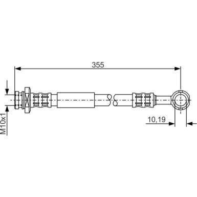 BOSCH | Bremsschlauch | 1 987 476 933