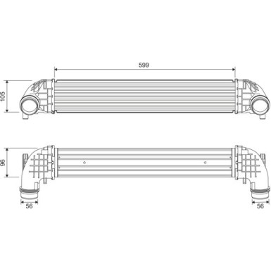 Valeo | Ladeluftkühler | 818698